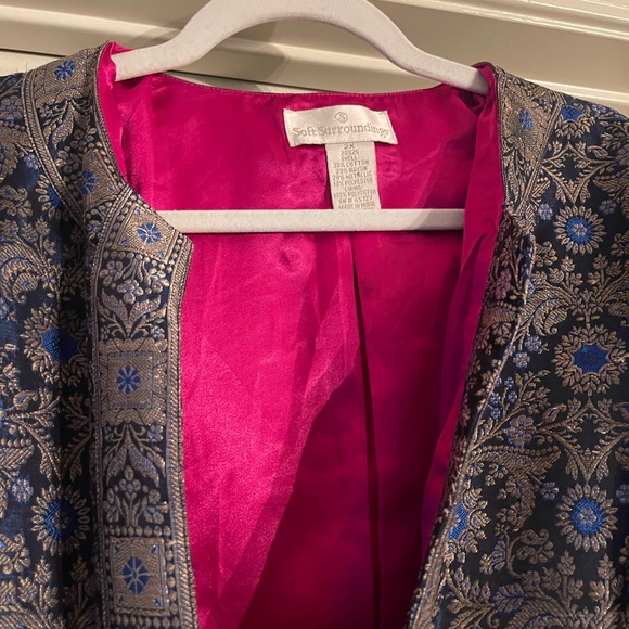 Soft Surroundings incredible Chinese style jacket size 2X - Picture 2 of 4